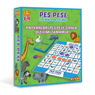 Peş Peşe Hayvanların Peşinde Çocuk Kutu Oyunu 72612
