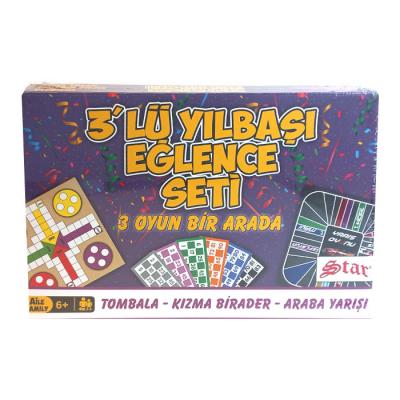 Star 3'lü Aile Kutu Oyunu Eğlence Seti